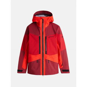 Lyžařská bunda peak performance m gravity gore-tex  jacket červená l