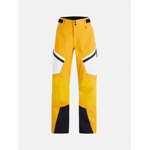 Lyžařské kalhoty peak performance w gravity gore-tex pants žlutá s