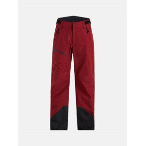 Lyžařské kalhoty peak performance m vertical 3l gore-tex pants červená m