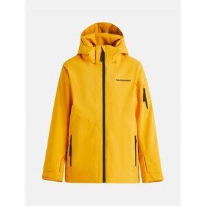 Lyžařská bunda peak performance jr maroon jacket žlutá 130
