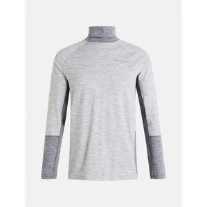 Termo prádlo peak performance m magic rollneck šedá m