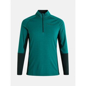 Termo prádlo peak performance m magic half zip zelená xl