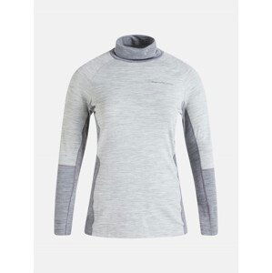 Termo prádlo peak performance w magic rollneck šedá l