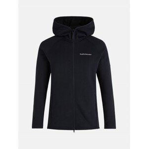 Mikina peak performance m chill zip hood černá m