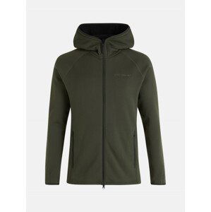 Mikina peak performance m chill zip hood zelená s