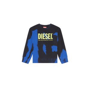 Mikina diesel smart over sweat-shirt modrá 6y