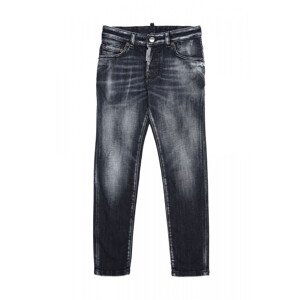 Džíny dsquared2 skater jean trousers černá 10y