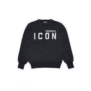 Mikina dsquared2 icon knitwear černá 12y