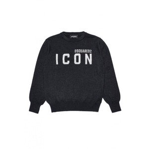 Mikina dsquared2 icon knitwear černá 14y