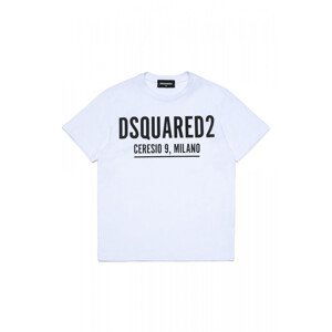 Tričko dsquared2 relax t-shirt bílá 10y