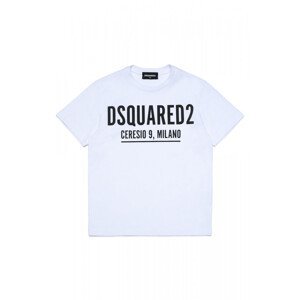 Tričko dsquared2 relax t-shirt bílá 6y