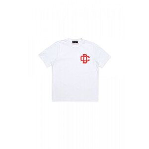 Tričko dsquared2 slouch fit t-shirt bílá 6y