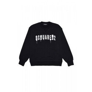 Mikina dsquared2 slouch fit sweat-shirt černá 4y