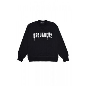 Mikina dsquared2 slouch fit sweat-shirt černá 8y