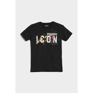 Tričko dsquared2 cool fit-icon t-shirt černá 4y