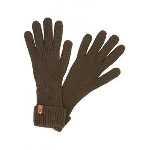 Rukavice camel active knitted gloves zelená s