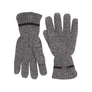 Rukavice camel active knitted gloves šedá l