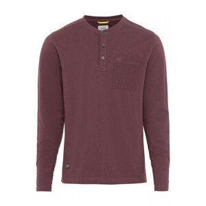 Tričko camel active henley 1/1 arm červená xxxl