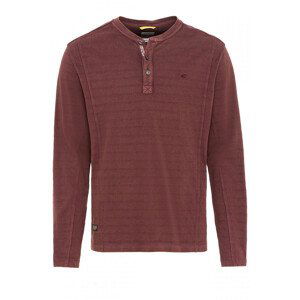 Tričko camel active henley 1/1 arm červená xl