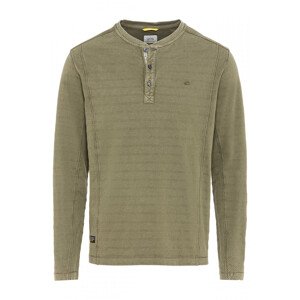 Tričko camel active henley 1/1 arm zelená m