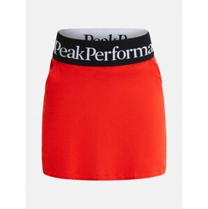 Sukně peak performance w turf skirt červená xs
