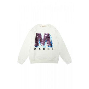 Mikina marni sweat-shirt bílá 10y