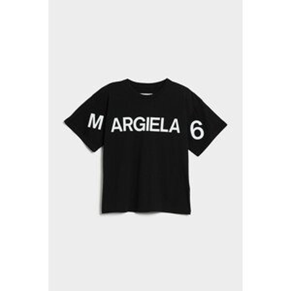 Tričko mm6 t-shirt černá 14y
