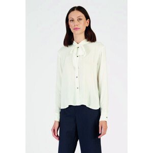 Košile la martina woman shirt l/s viscose satin bílá 3