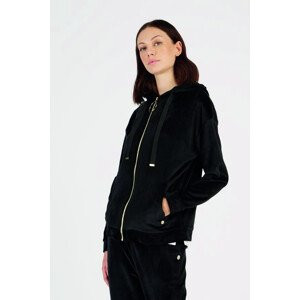 Mikina la martina woman fleece full zip chenille černá 2