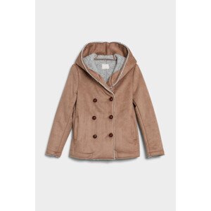 Bunda la martina woman outdoor eco-shearling hnědá 2