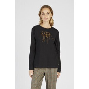 Tričko la martina woman t-shirt l/s jersey černá 3