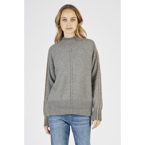 Svetr la martina woman tricot full zip alpaca b šedá 5