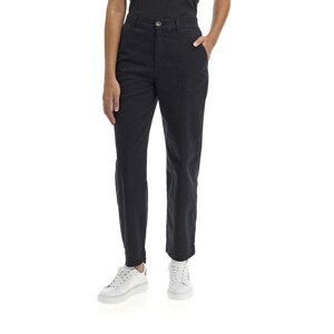 Kalhoty la martina woman trousers cotton twill černá 26