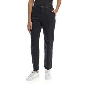 Kalhoty la martina woman trousers cotton twill černá 27