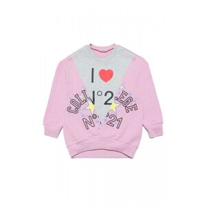 Mikina no21 sweatshirt růžová 6y