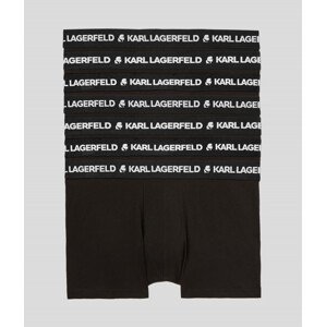 Spodní prádlo karl lagerfeld logo trunk set 7-pack černá s