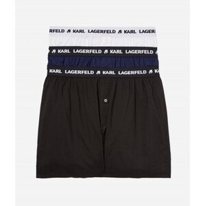 Spodní prádlo karl lagerfeld woven boxer shorts 3-pack různobarevná s