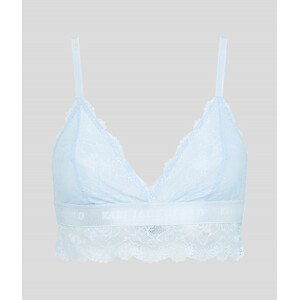 Spodní prádlo karl lagerfeld tailored lace bra modrá s