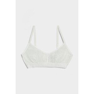 Spodní prádlo karl lagerfeld keyhole lace bralette bílá m