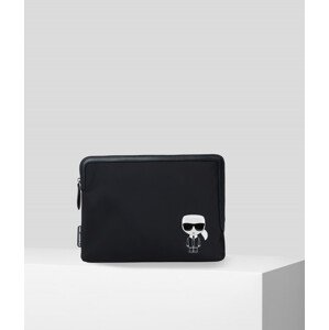 Pouzdro karl lagerfeld k/ikonik nylon laptop pouch černá none