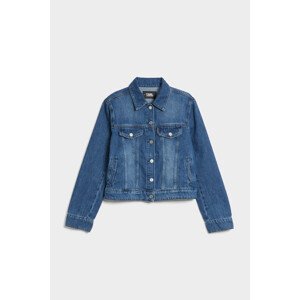 Bunda karl lagerfeld ikonik denim jacket modrá s