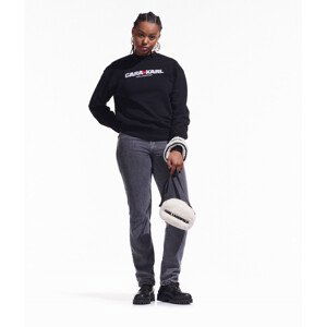 Mikina karl lagerfeld klxcd logo sweatshirt černá m