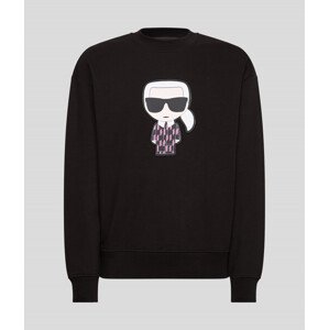 Mikina karl lagerfeld unisex ikonik sweatshirt černá s