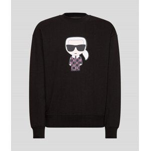 Mikina karl lagerfeld unisex ikonik sweatshirt černá m