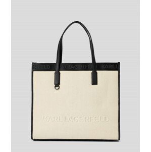 Kabelka karl lagerfeld klxcd canvas skuare tote bílá none