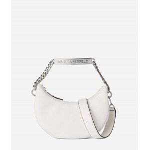 Kabelka karl lagerfeld k/id md half moon bag bílá none