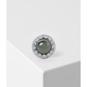 Šperk karl lagerfeld k/essential pearls ring šedá xs