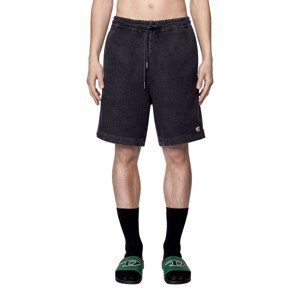 Teplákové šortky diesel d-boxy-ne shorts černá xl