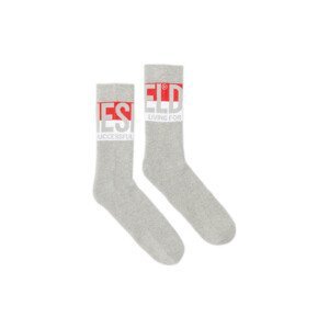 Ponožky diesel skm-ray socks šedá s
