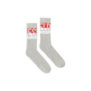 Ponožky diesel skm-ray socks grey melange (no bros)